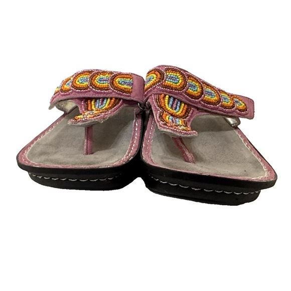 Alegria Carina Bead-Azzled Thong Sandals Pinckney Rainbows Size 37 US 7 Comfort - Picture 16 of 16